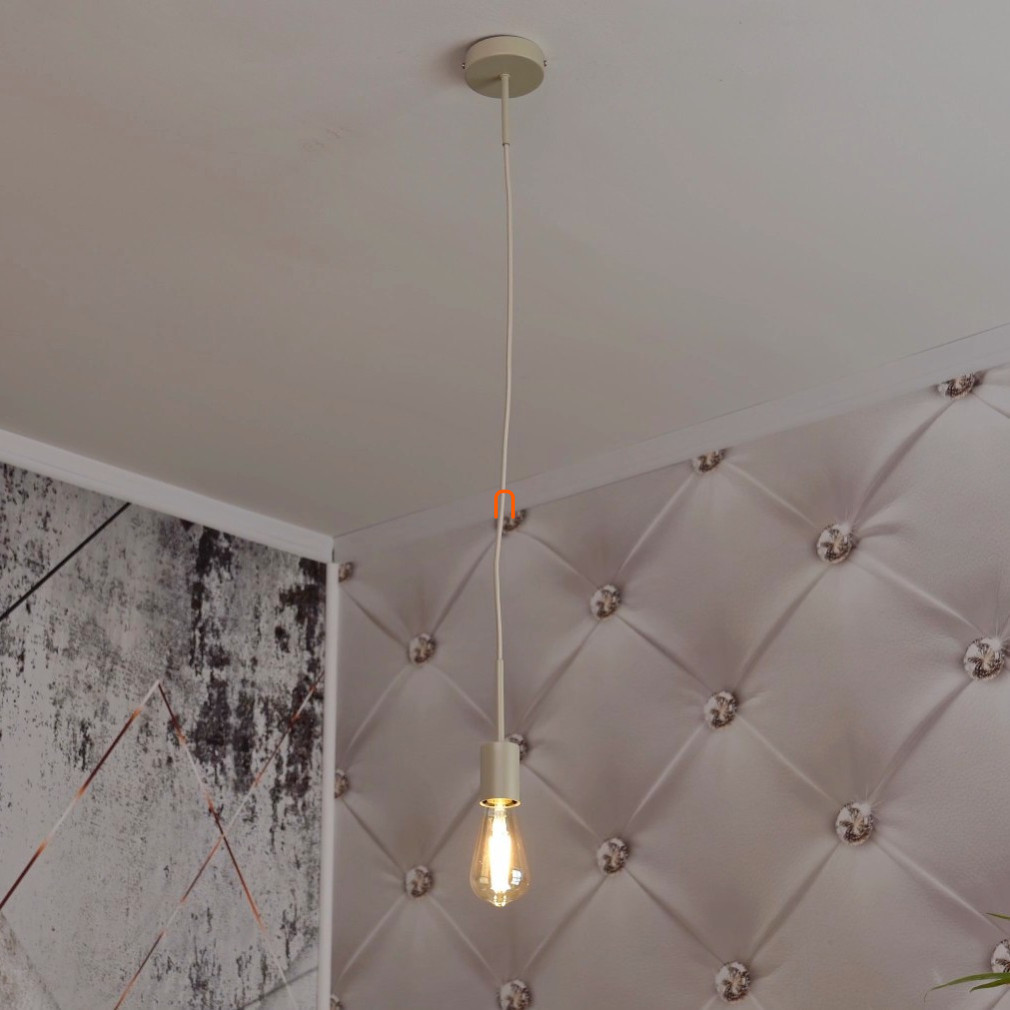 Ledvance lampă suspendată în culoare bej, fără sursă de lumină (Pendulum)
