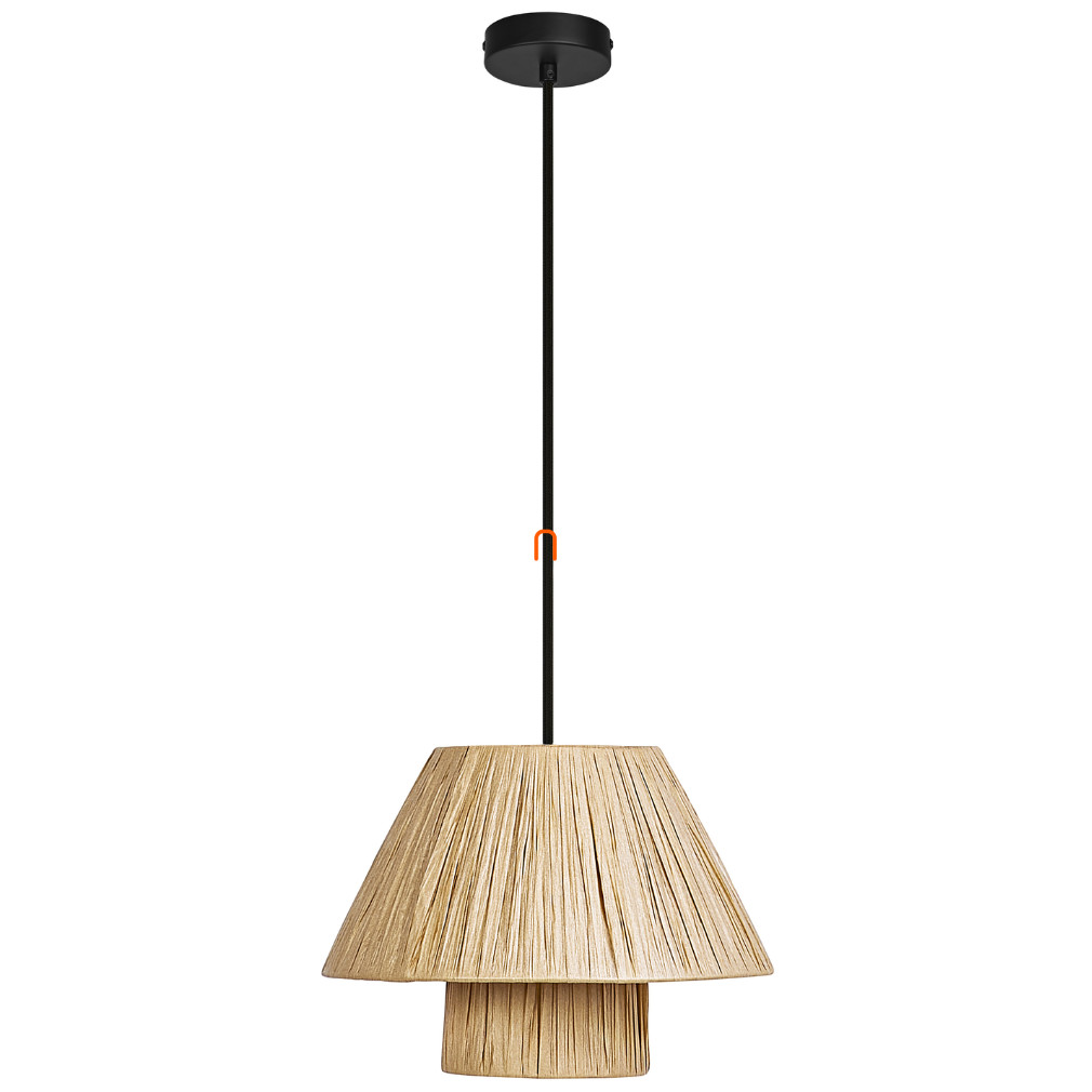 Ledvance Decor Bamboo Paper lampă suspendată - abajur dublu, 28 cm