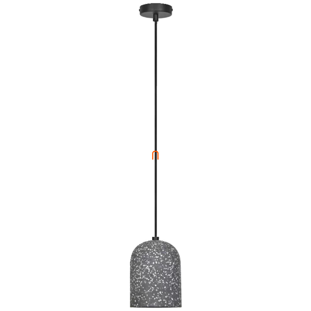 Ledvance Decor Lampă suspendată cu model terrazzo Pill, negru