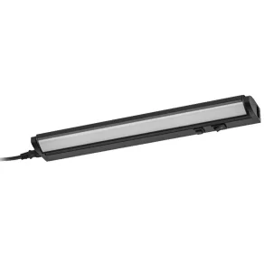   Ledvance Linear Turn Connect – Lampa pentru dulapuri inferioare cu temperatură de culoare reglabilă, orientabilă, 6 W, 380 lm, 3000 K–6500 K, unghi de înclinare de 60°, negru