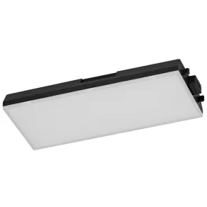   Ledvance Undercabinet Socket Flood – Modul de extensie pentru iluminatul rafturilor fără ramă, alb cald 3000K, reglabil, finisaj negru, 250 lm, 3,85 W, IP20