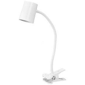   Ledvance Office Line Desk Trapezium Clip – Lampă de birou albă cu soclu GU10 înlocuibil, braț flexibil la 170° și montare cu clemă, IP20, max. 9 W