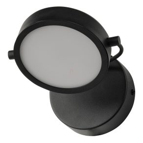   Aplică LED reglabilă, negru - Osram Decor Puck, 3000 K, 370 lm, 220-240 V