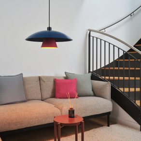   Lampă suspendată, albastru-roz - Osram Decor Flying Mushroom, cu soclu 1xE27, 220-240 V