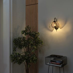   Lampă de perete din ratan - Osram Decor Rattan Lotus, cu soclu 1xE27, 220-240 V