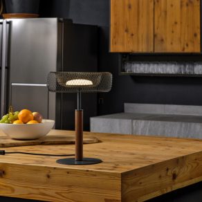   Lampă LED cu masă din plasă metalică, 40,3 cm - Osram Decor Mesh, 3000 K, 640 lm, 10 W, cu cablu de 1,5 metri, 220-240 V