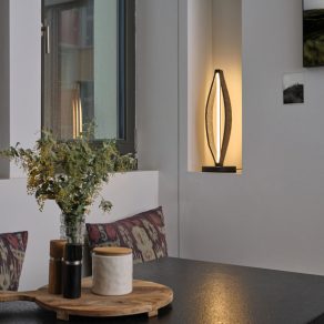   Lampă LED de masă cu capac din țesătură, 52,5 cm - Osram Decor Flat Felt, 3000 K, 350 lm, 13 W, cu cablu de 1,5 metri, 220-240 V