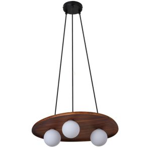   Lampă suspendată din lemn - Osram Decor Acacia Nest, cu 3 socluri G9, 220-240 V