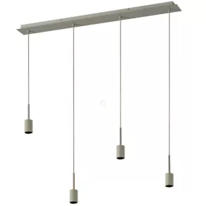   Lampă suspendată, 95 cm, bej,  - Osram Decor Needle Linear, cu 4 socluri E27, 220-240 V, fără surse de lumină