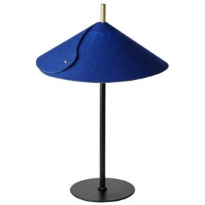   Lampă LED de masă cu capac din țesătură albastră, 52 cm - Osram Decor Flip, cu soclu 1xG9, cablu de 1,5 metri, 220-240 V