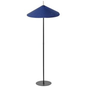   Lampă de podea cu husă din țesătură albastră, 131,5 cm - Osram Decor Flip, cu soclu 1xE14, cablu de 1,8 metri, 220-240 V