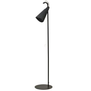   Lampă de podea, neagră, 120 cm - Osram Decor Bell, cu soclu 1xE27, cablu de 1,8 metri, 220-240 V