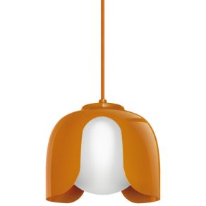   Lampă suspendată, floare stilizată, portocalie - Osram Decor Corolle, cu soclu 1xE27, 220-240 V