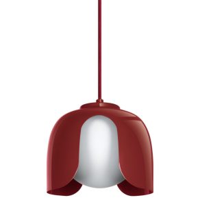   Lampă suspendată, floare stilizată, roșie - Osram Decor Corolle, cu soclu 1xE27, 220-240 V