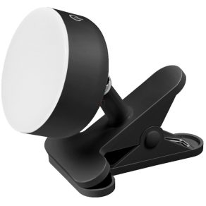   Lampă de masă reglabilă, 36,3 cm, reîncărcabilă, USB, negru - Osram Decor Helper Gadget, 3000K, 100 lm, luminozitate reglabilă, 3 niveluri, 1,8 W, 5 V