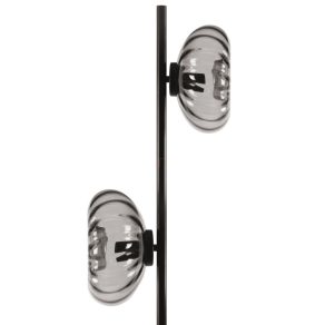  Lampă de podea, 170 cm - Osram Decor Smoke Glass, cu soclu 2xE14, cablu de 1,8 metri, 220-240 V