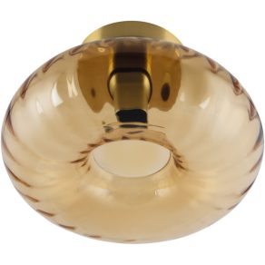   Lampă de tavan din sticlă de culoare chihlimbar - Osram Decor Gold Glass, cu soclu 1xE27, 220-240 V