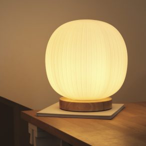   Lampa de masă Osram Decor Glass Lantern, efect lemn, cu soclu 1xE27