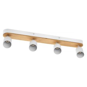   Spot de tavan Osram LED Spot Wood Line cu soclu 4xGU10, efect lemn