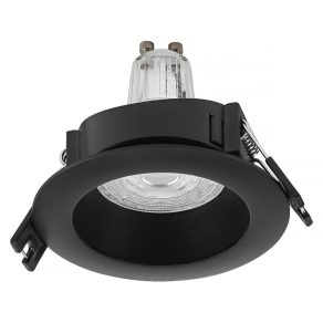   Osram Spot Set Recess süllyesztett spot lámpa GU10 LED fényforrással, fekete - 5 darabos