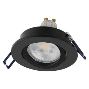   Osram Spot Set Recess süllyesztett spot lámpa szabályozható GU10 LED fényforrással, billenthető, fekete - 3 darabos