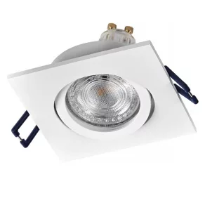   Set spot LED Osram Recess GU10 reglabil Spot încastrat pătrat, soclu GU10, alb