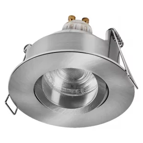   Osram Smart + Matter LED Spot Recess Spot încastrat GU10, soclu GU10, IP65, înclinabil, nichel satinat