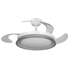   Osram Ceiling Fan Cierzo – lampă LED de tavan cu ventilator reglabil, cu telecomandă, 60 W, 3000-4000-6500 K + RGB, 2250 lm
