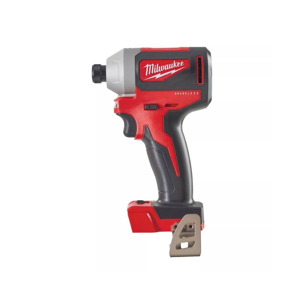 Milwaukee M18 Șurubelniță cu percuție 1/4 Hex fără perii de carbon, fără acumulator și încărcător, cu cutie M18 BLID2-0X 4933464519