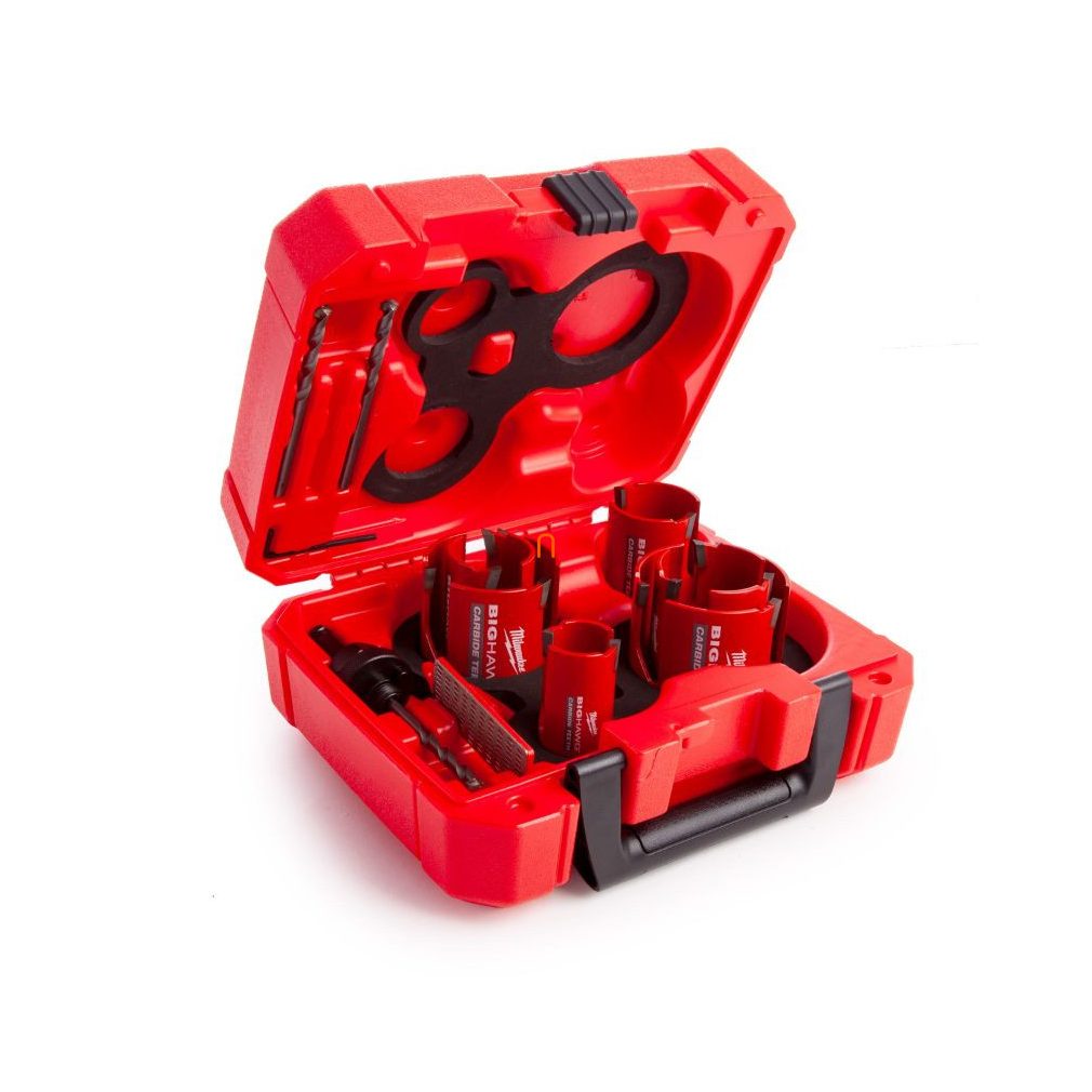 Milwaukee Big Hawg set multifuncțional de ferăstraie pentru găurit, 10 piese (4932464939)