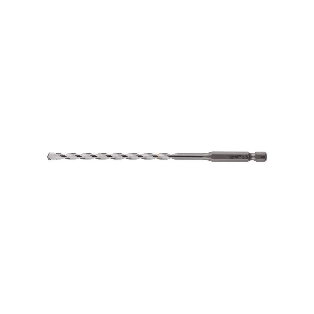 Milwaukee Burghiu multifuncțional cu cap HEX de 1/4 colț, 5,5 x 150 mm 4932471095