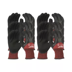   Mănuși de protecție rezistente la tăieturi Milwaukee – versiune de iarnă – Nivel de protecție 3 – L/9 – 12 buc./pachet 4932471611