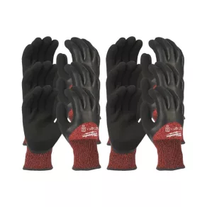   Mănuși de protecție rezistente la tăieturi Milwaukee – versiune de iarnă – Nivel de protecție 3 – XL/10 – 12 buc./pachet 4932471612