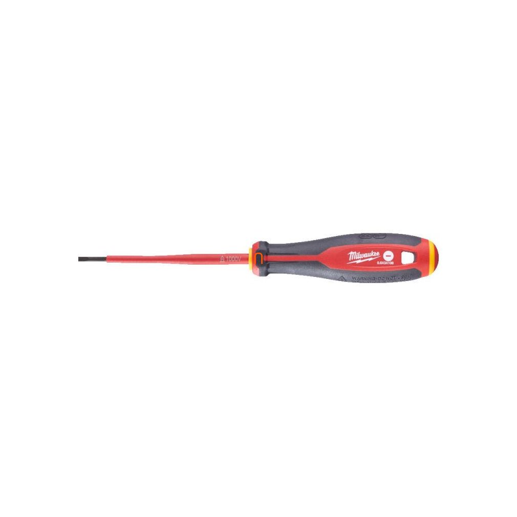 Șurubelniță Milwaukee VDE 1000V SL 0,5x3x100 (4932478713)