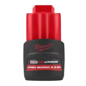 Milwaukee M12 High output 2.5 Ah akkumulátor 4932480164