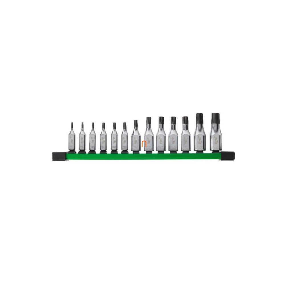 Set de biți Milwaukee Torx, 13 piese, 1/4+3/8 (4932480565)