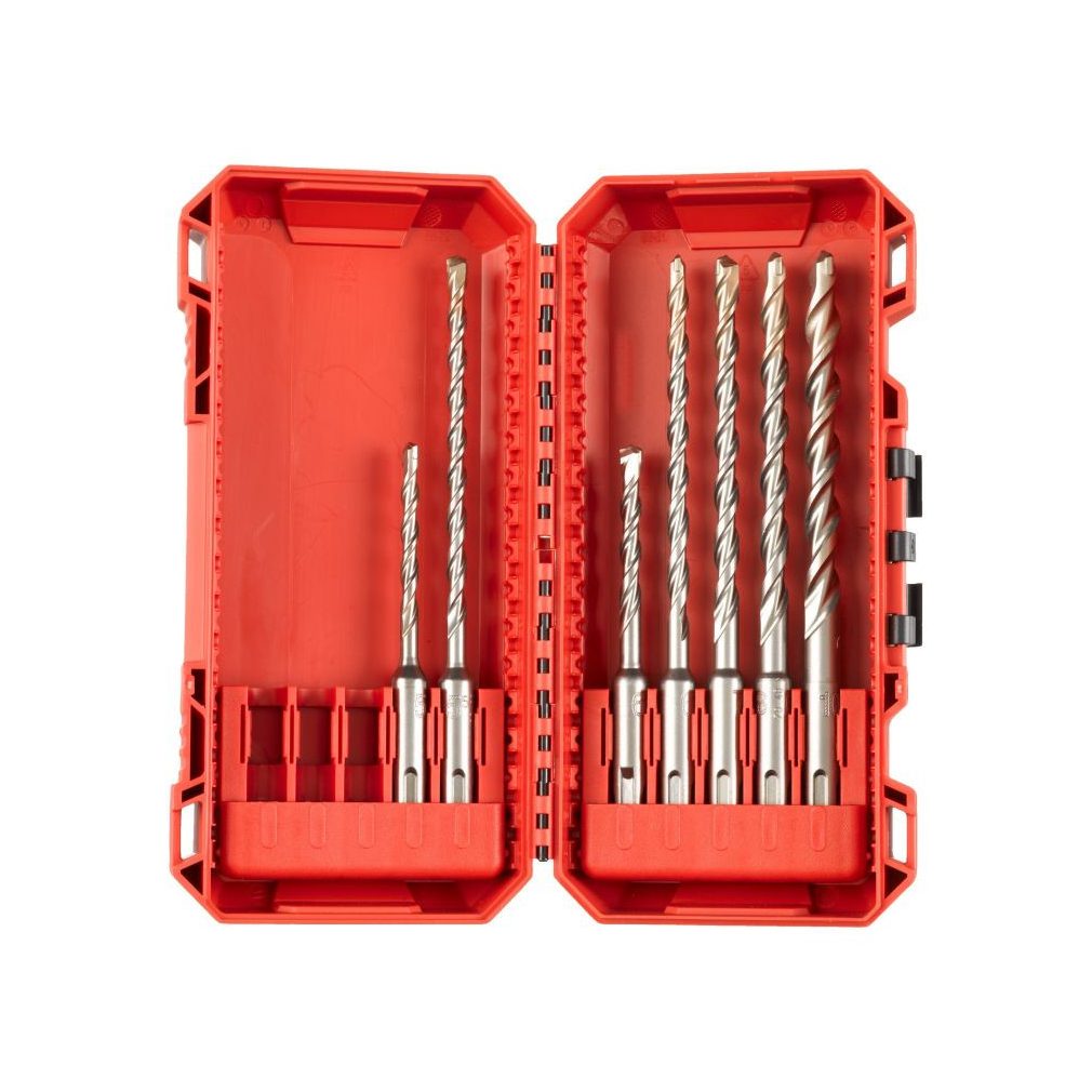 Milwaukee M2 SDS-Plus set de burghie cu 2 muchii (set 1) 7 piese 4932492116
