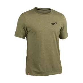   Tricou hibrid cu mâneci scurte Milwaukee HTSSGN L, verde, 4932492980
