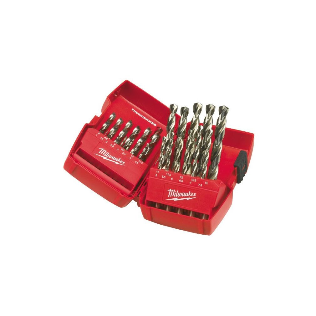 Milwaukee THUNDERWEB – Burghiu metal HSS-G DIN 338 – Set (25 piese) 4932493870