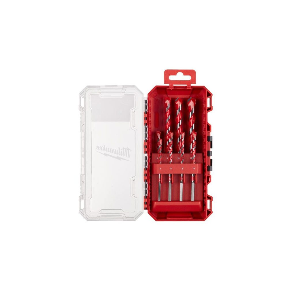 Milwaukee Set de burghie pentru beton premium cu prindere pe 3 laturi (8 piese) 4932493881