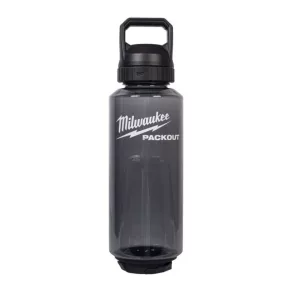   Sticlă de plastic Milwaukee Packout, neagră, 1420 ml, 4932498641