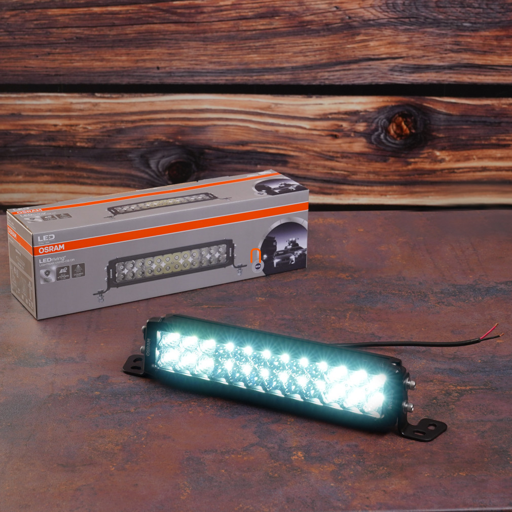 OSRAM Lightbar VX250-CB LED bară luminoasă, fascicul combinat, rază de acțiune de până la 170 m, flux luminos de 2100 lm, pentru sisteme de 12/24 V, protecție IP67, LEDDL117-CB, Combo Beam