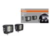 Lampă de lucru LED Osram LEDriving Value Cube VX80-SP, fascicul spot, distanță de iluminare 114 m, 1300 lumeni, protecție IP67, temperatură de culoare 6000 K, LEDWL101-SP, 2 bucăți/pachet