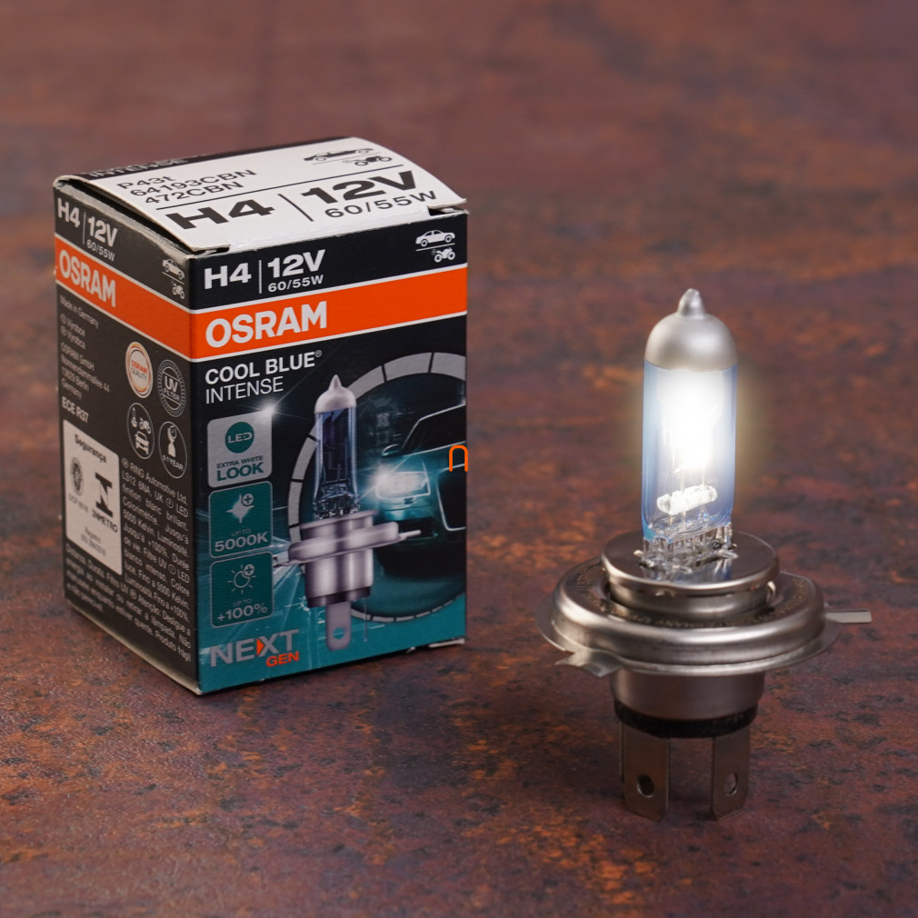 Osram Cool Blue Intense NextGen H4 +100% 60/55W în cutie