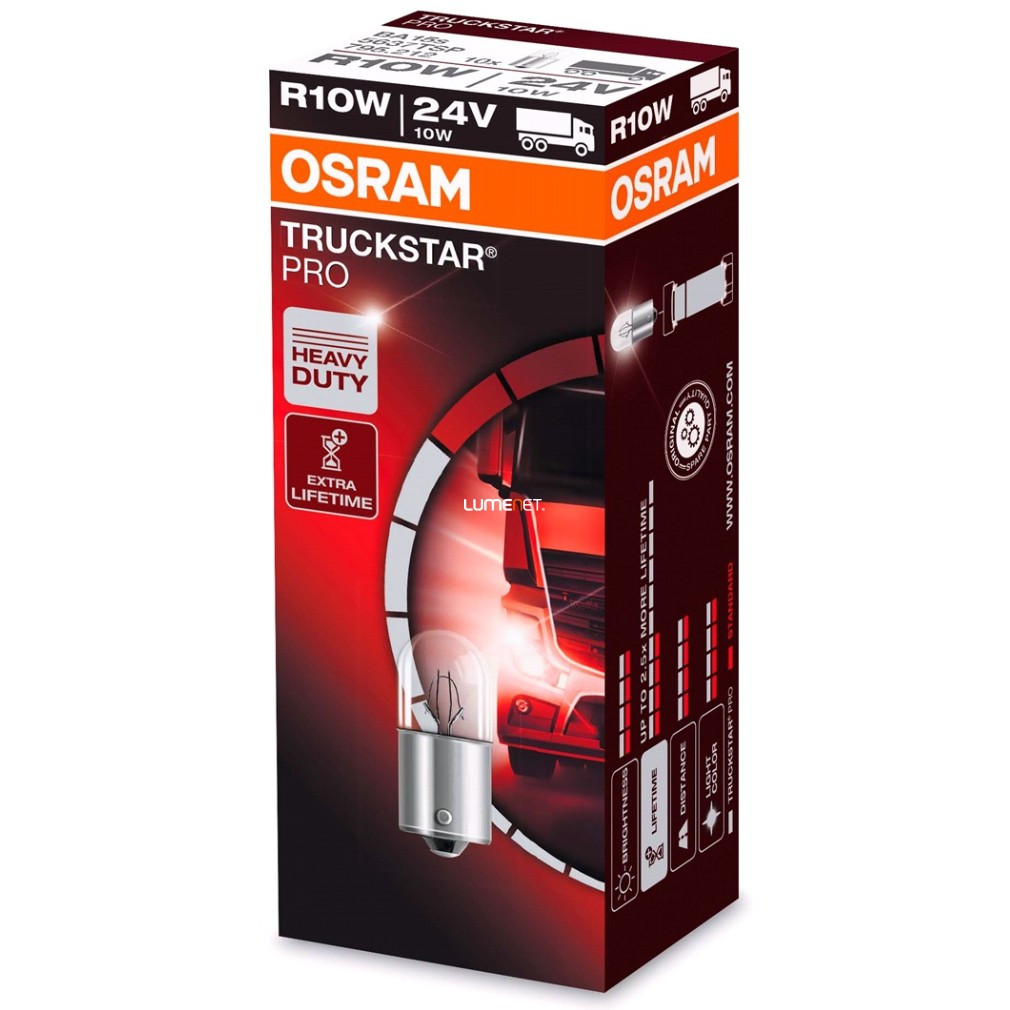 Osram Truckstar Pro 5637TSP R10W 24V BA15s, 10 bucăți/pachet