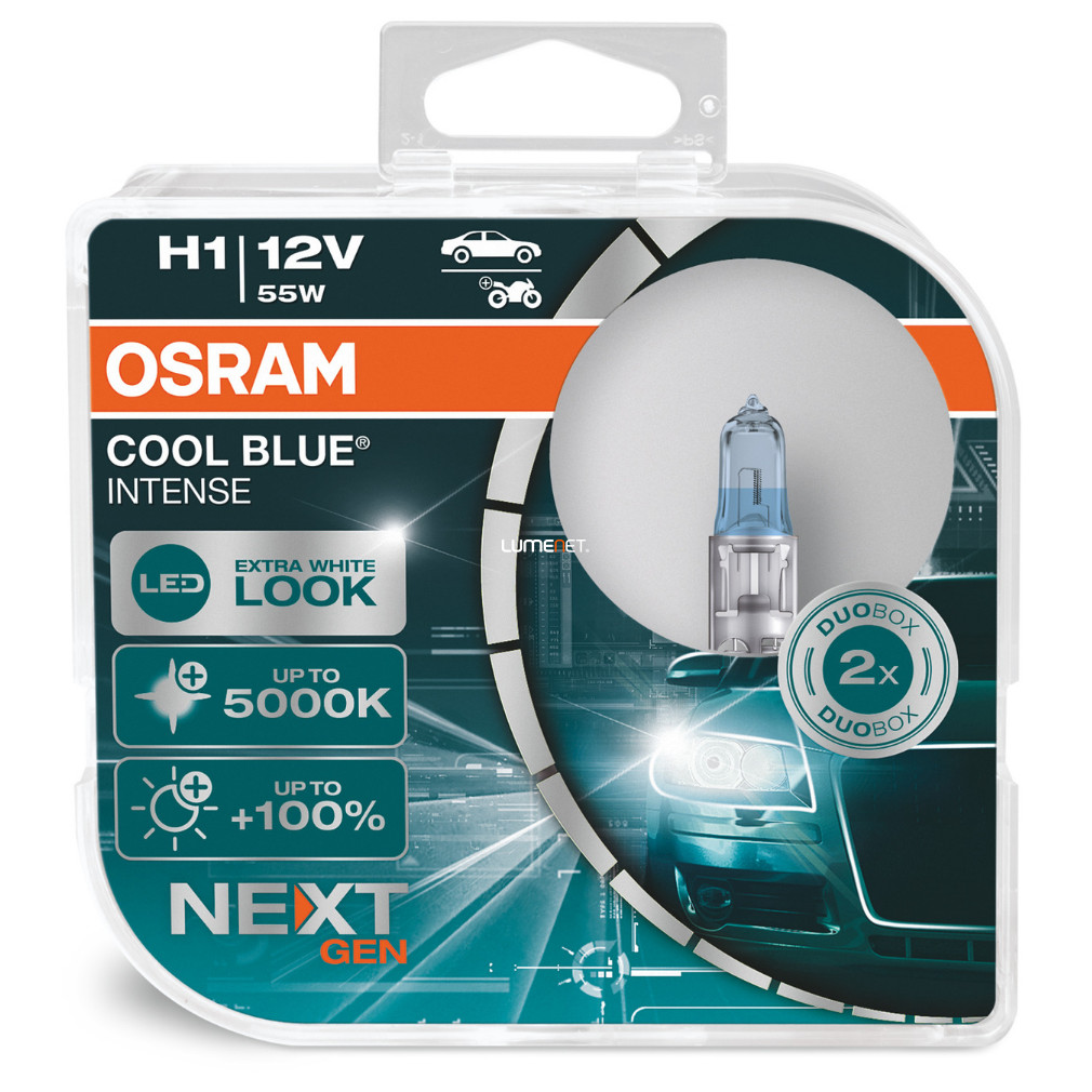 Osram Cool Blue Intense NextGen H1 +100% 2 bucăți/pachet