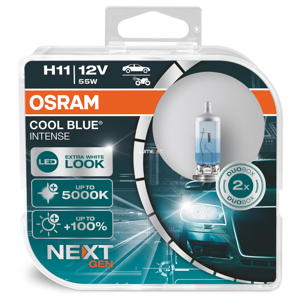 Osram Cool Blue Intense NG H11 +100% 2pcs/pack