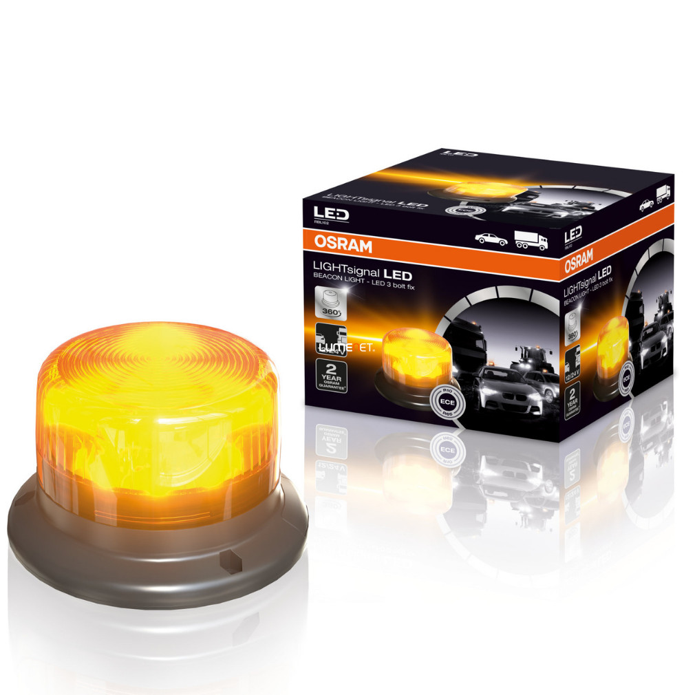 Osram LED galben intermitent 12-24V (semnal luminos)