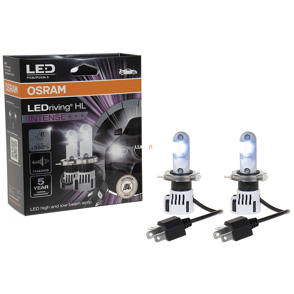 Osram LEDriving HL Far intens H4/H19 LED +350% 2 buc/pachet