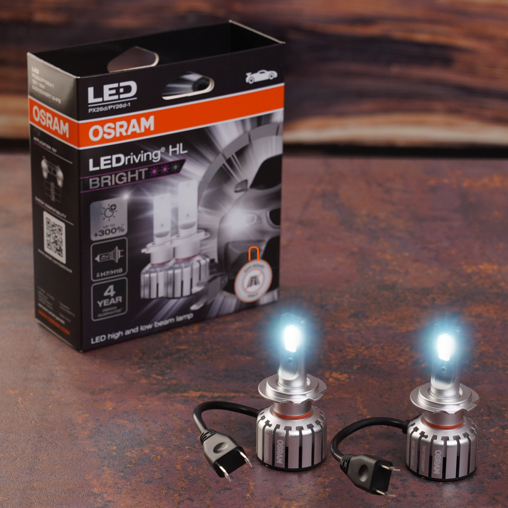 Osram LEDriving HL BRIGHT H7/H18 LED faruri +300% 2 buc./pachet